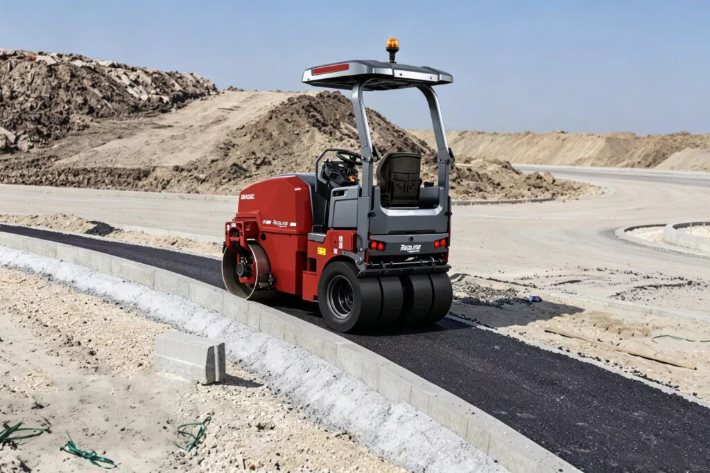 As a Narrow Space Working Scene of DRA35C Mini Compactor